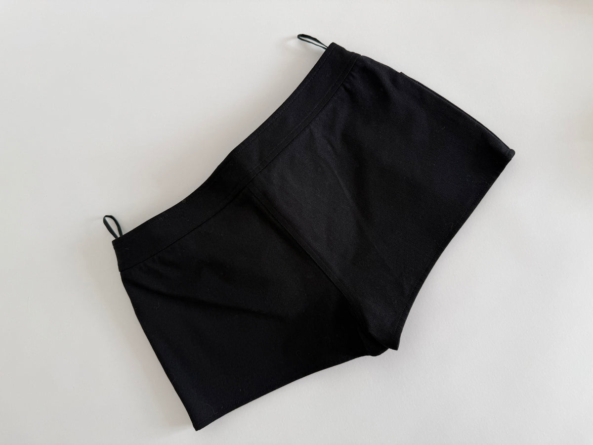 Prada early 2000s hot pants black shorts