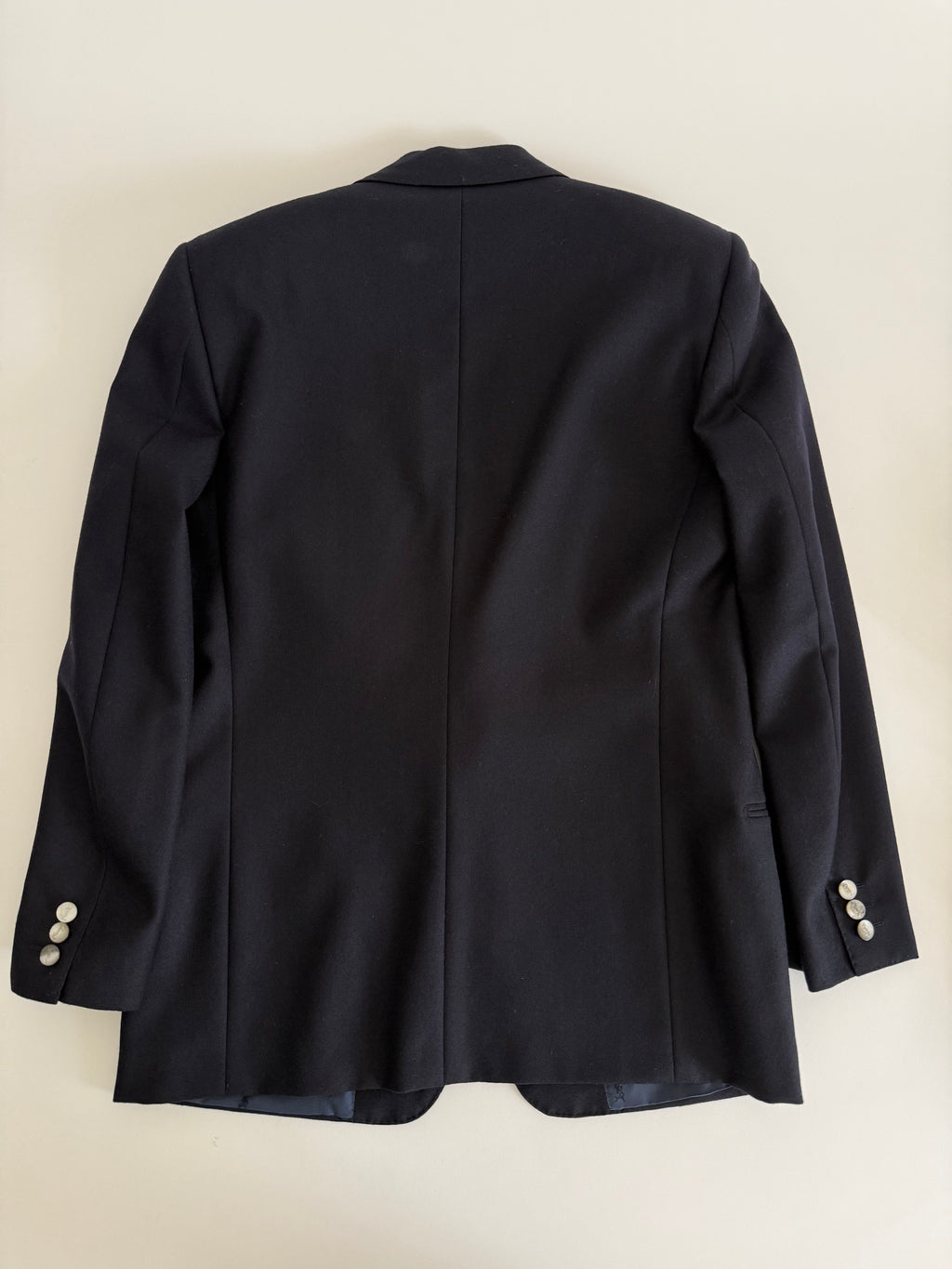 Yves Saint Laurent wool blue blazer men jacket 90s