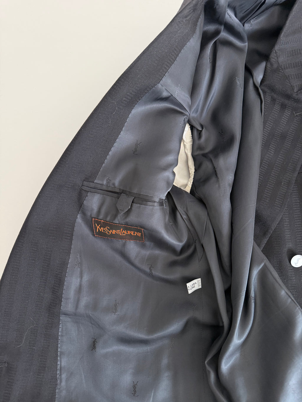 Rare Yves Saint Laurent black blazer jacket 90s