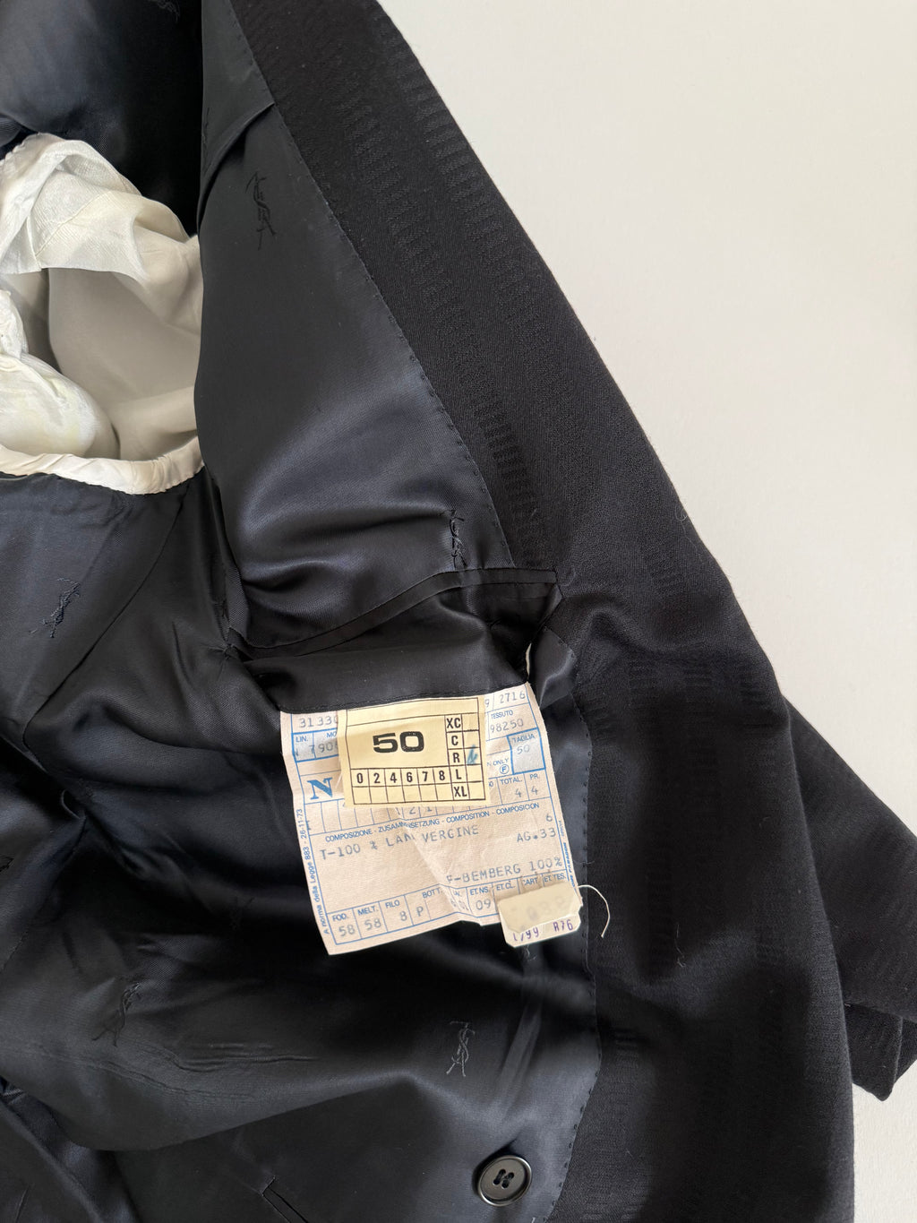 Rare Yves Saint Laurent black blazer jacket 90s