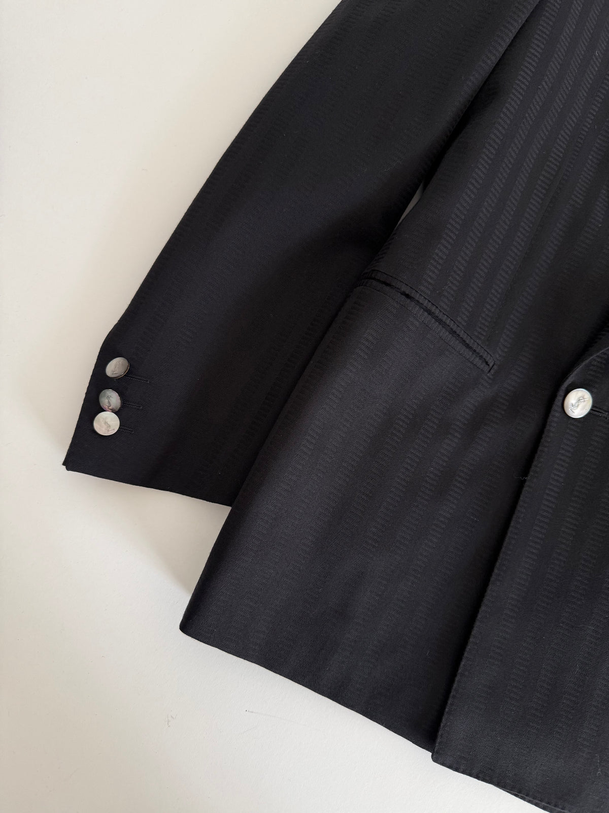 Rare Yves Saint Laurent black blazer jacket 90s