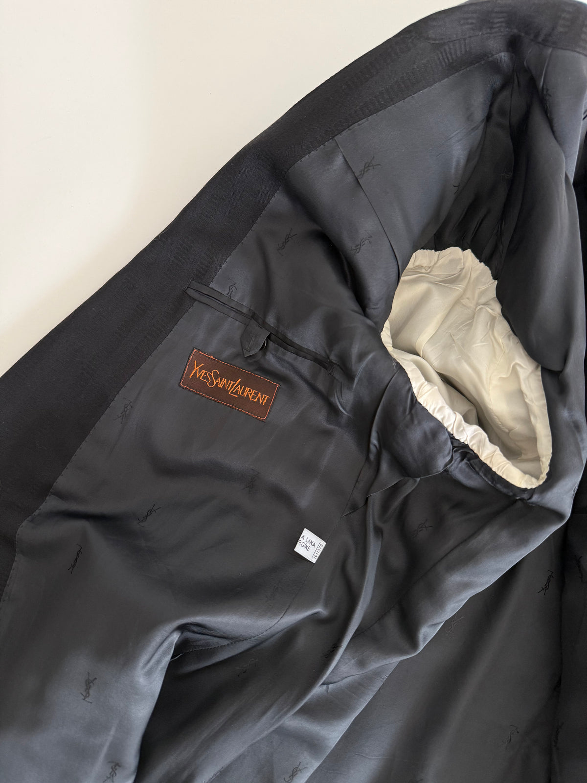 Rare Yves Saint Laurent black blazer jacket 90s