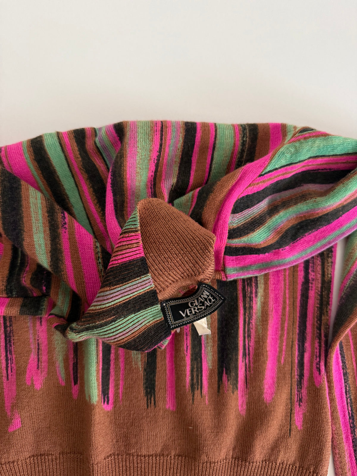 Gianni Versace FW 2001 Runway turtleneck sweater