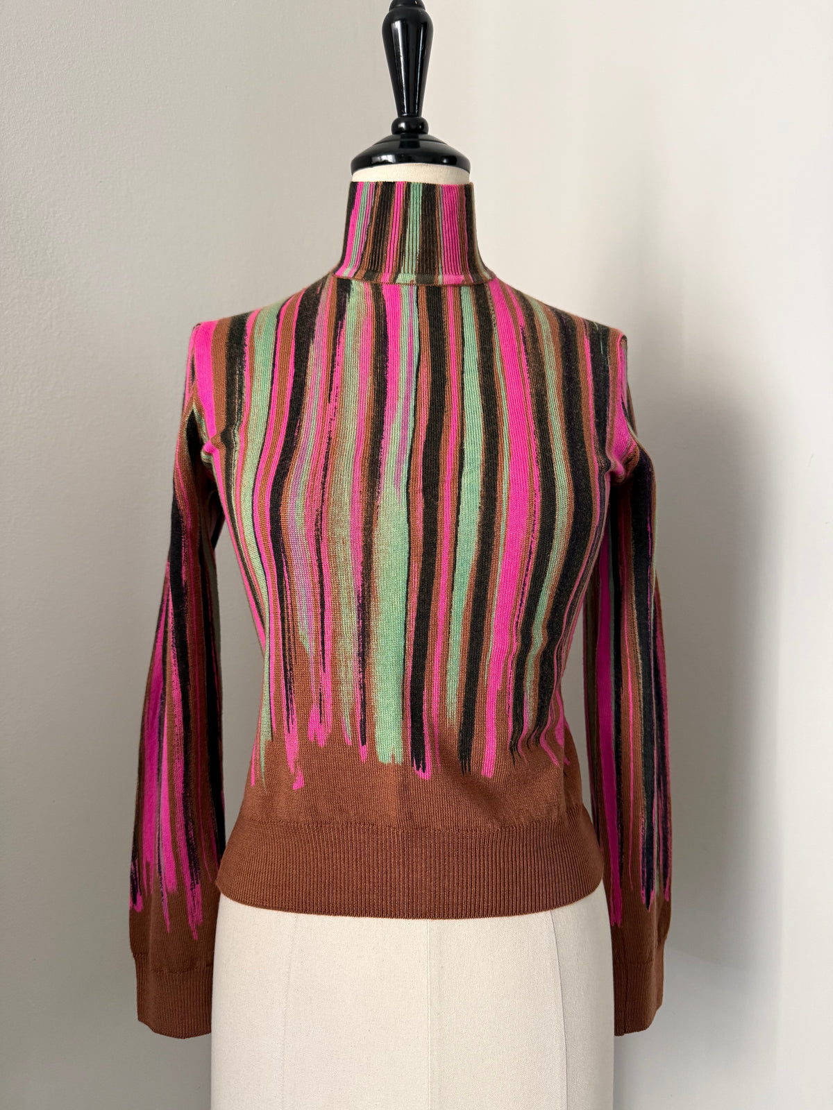 Gianni Versace FW 2001 Runway turtleneck sweater