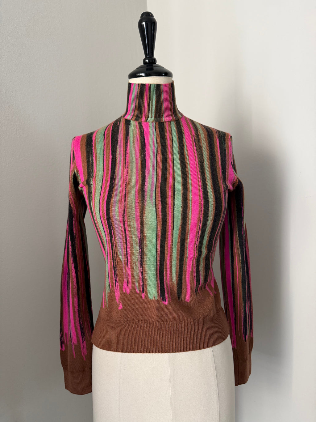 Gianni Versace FW 2001 Runway turtleneck sweater