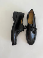 Classic men black shoes