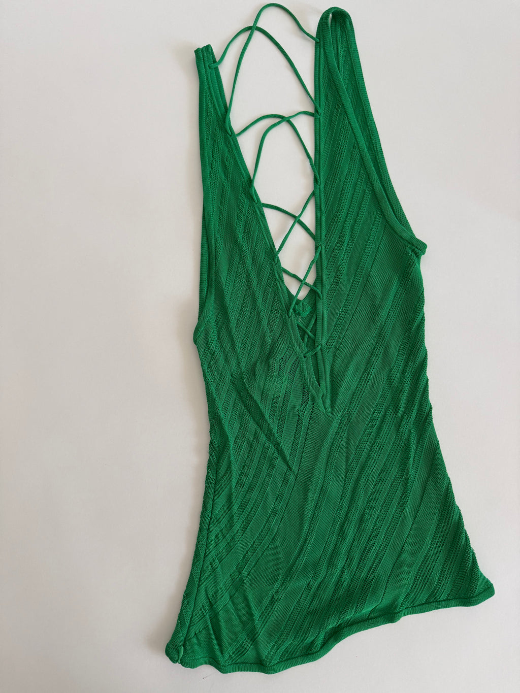 Gianni Versace 90s green top