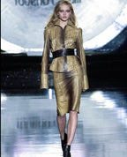 Roberto Cavalli FW 2000 Runway leather set