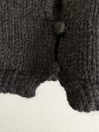 Blumarine FW 2003 cardigan wool fur collar