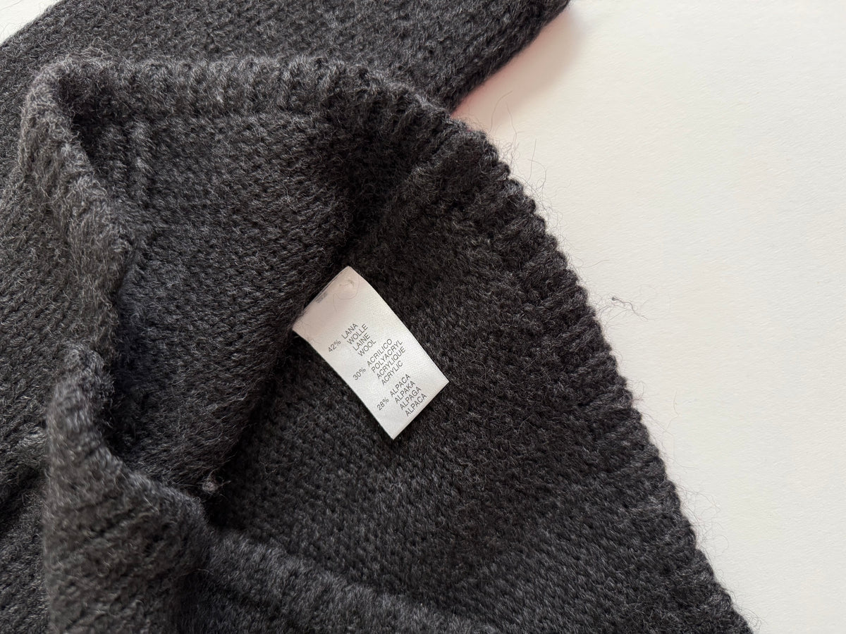Blumarine FW 2003 cardigan wool fur collar