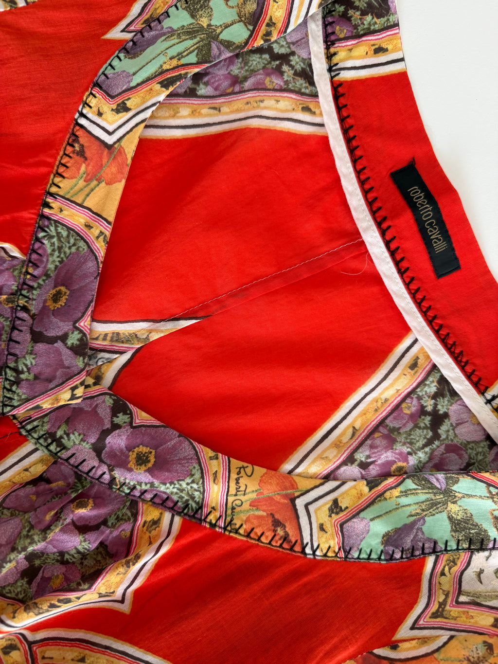 Roberto Cavalli SS 2008 multicolor shirt