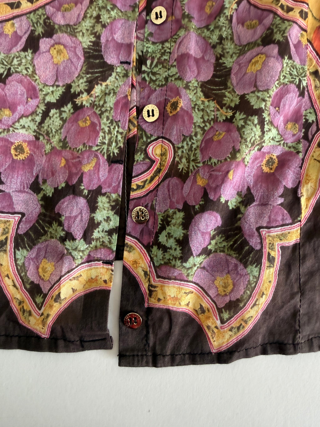 Roberto Cavalli SS 2008 multicolor shirt