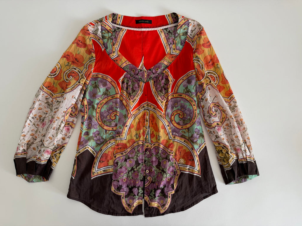 Roberto Cavalli SS 2008 multicolor shirt