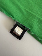 Fendi polo y2k green monogram border