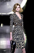 Roberto Cavalli FW 2000 Runway giraffe set