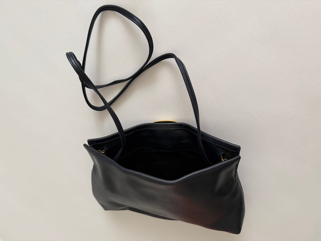 Ferragamo blue shoulder bag 90s