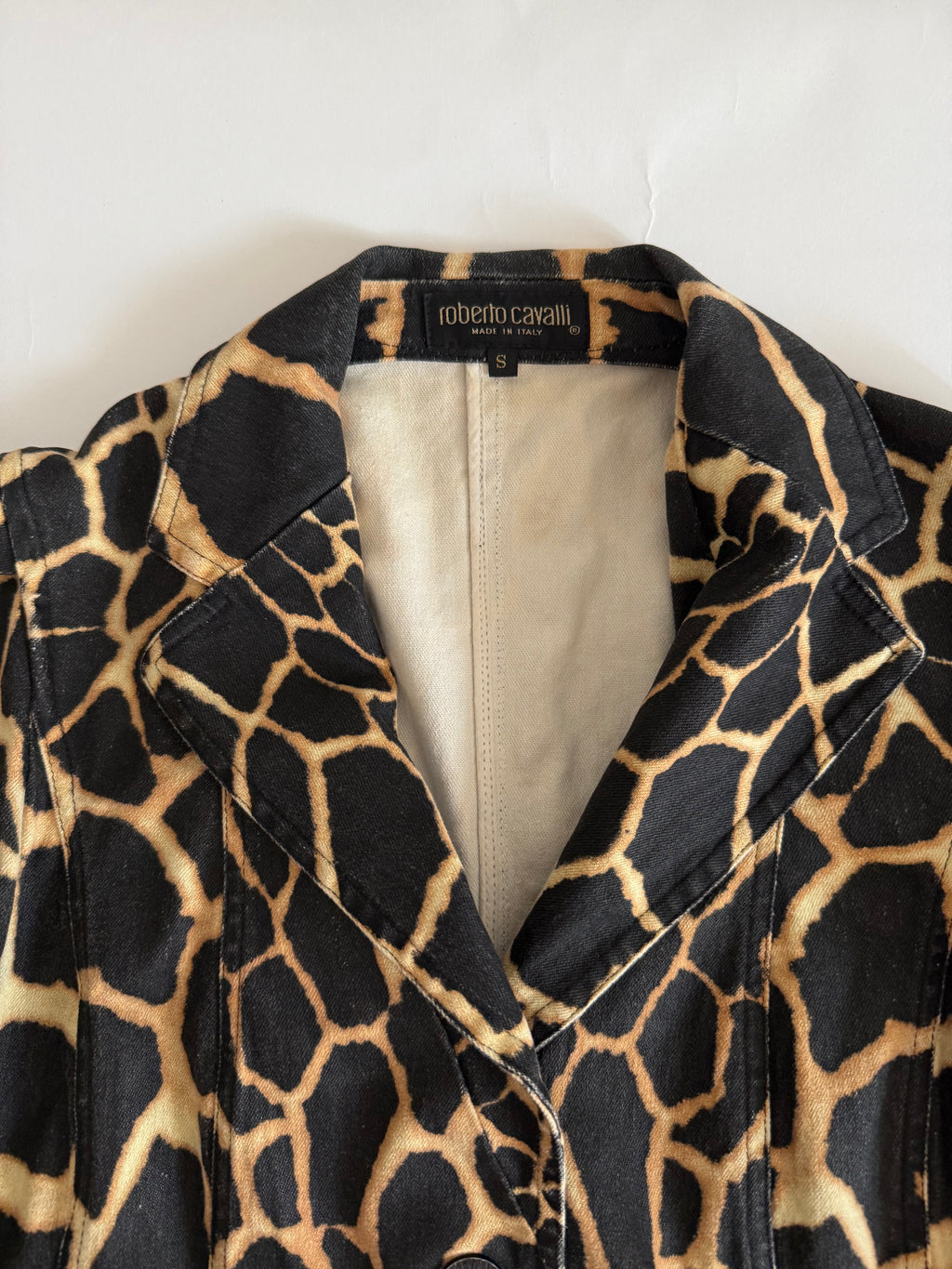 Roberto Cavalli FW 2000 Runway giraffe set