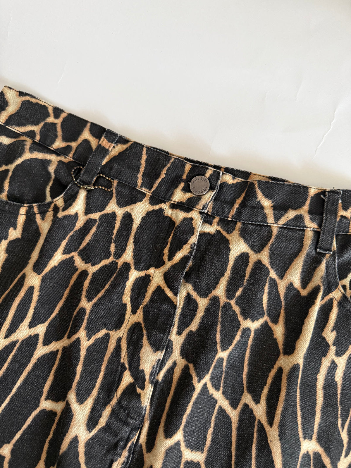 Roberto Cavalli FW 2000 Runway giraffe set