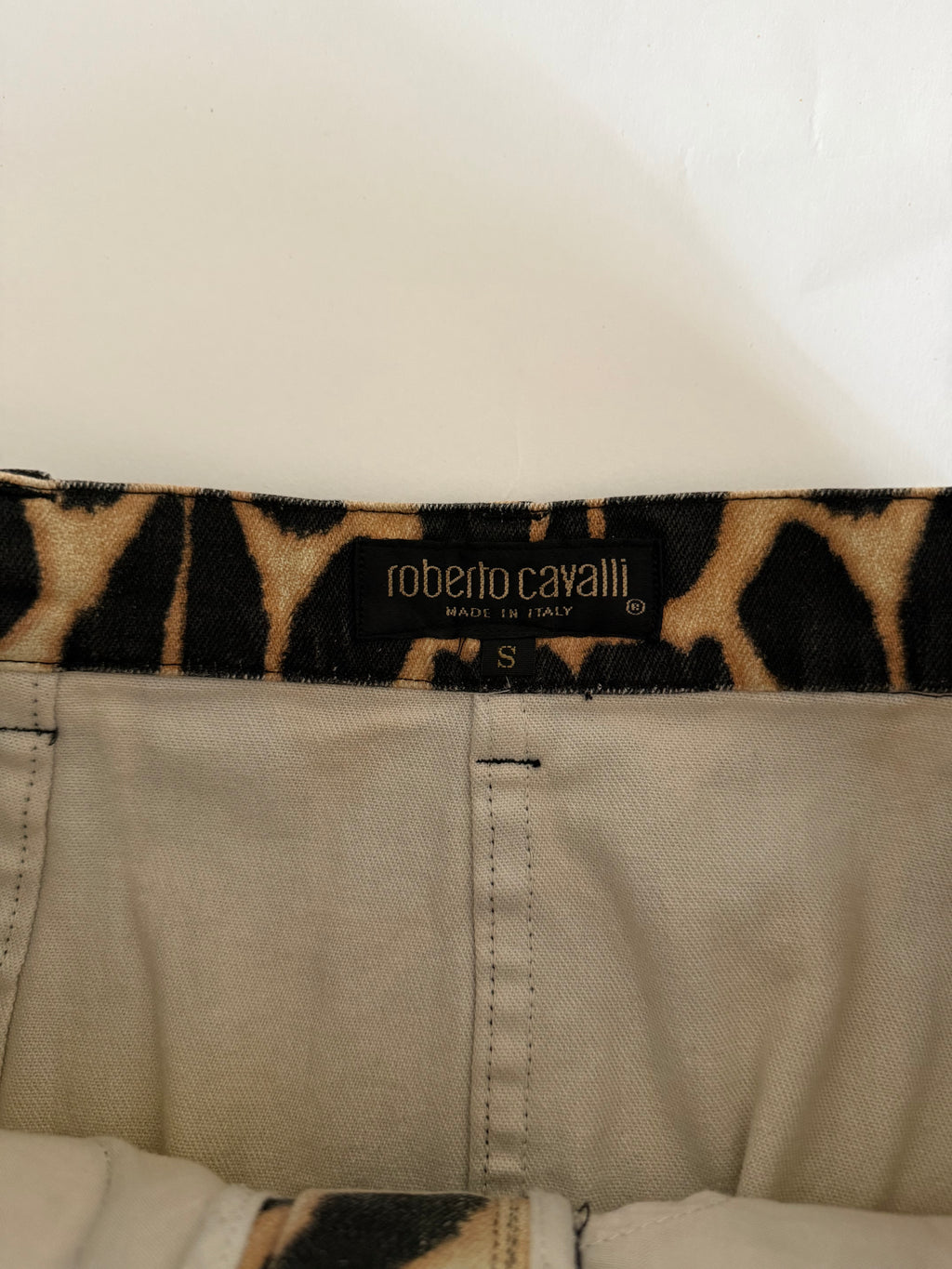 Roberto Cavalli FW 2000 Runway giraffe set