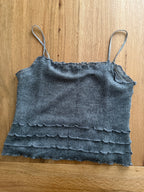 Moschino gray wool top vintage