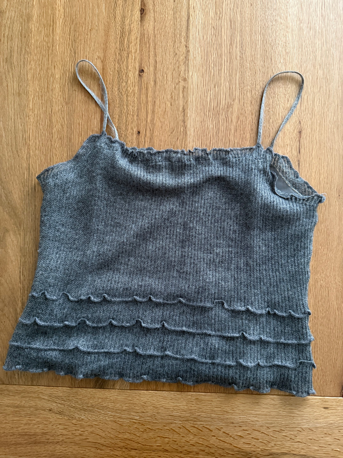 Moschino gray wool top vintage