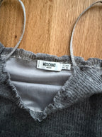 Moschino gray wool top vintage