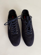 Prada navy suede sneakers vintage