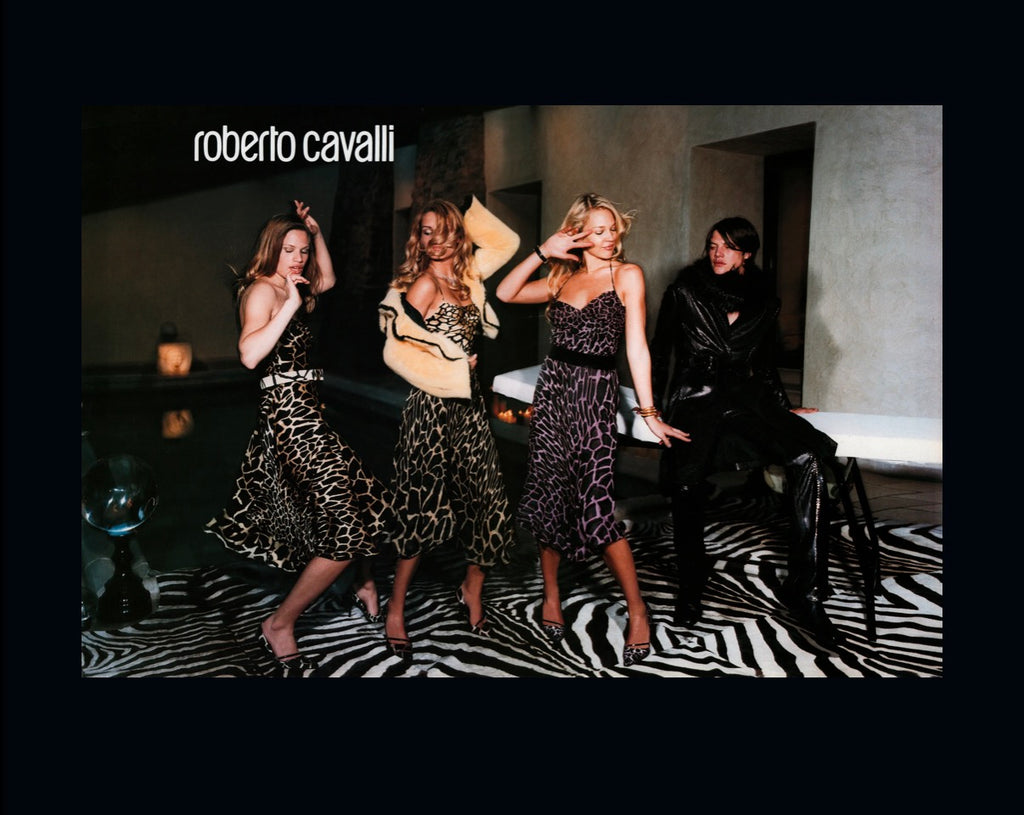 Roberto Cavalli FW 2000 Runway giraffe set