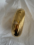 Minaudière gold egg clutch vintage