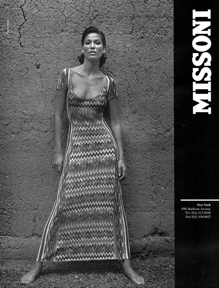 Missoni SS1994 rare Runway Set Archive Dress Gilet Necklace 