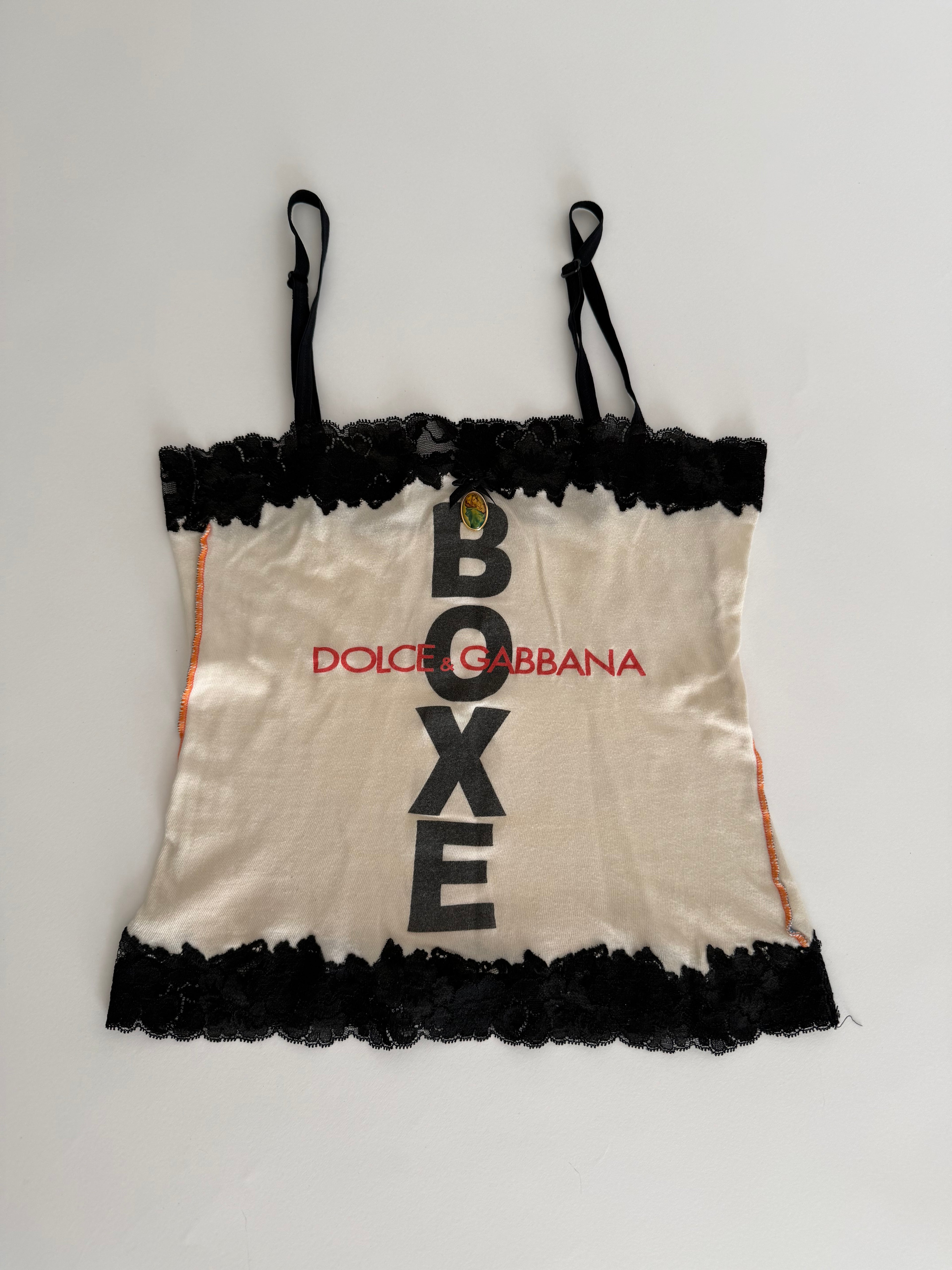 2001 Dolce & Gabbana "Boxe" top
