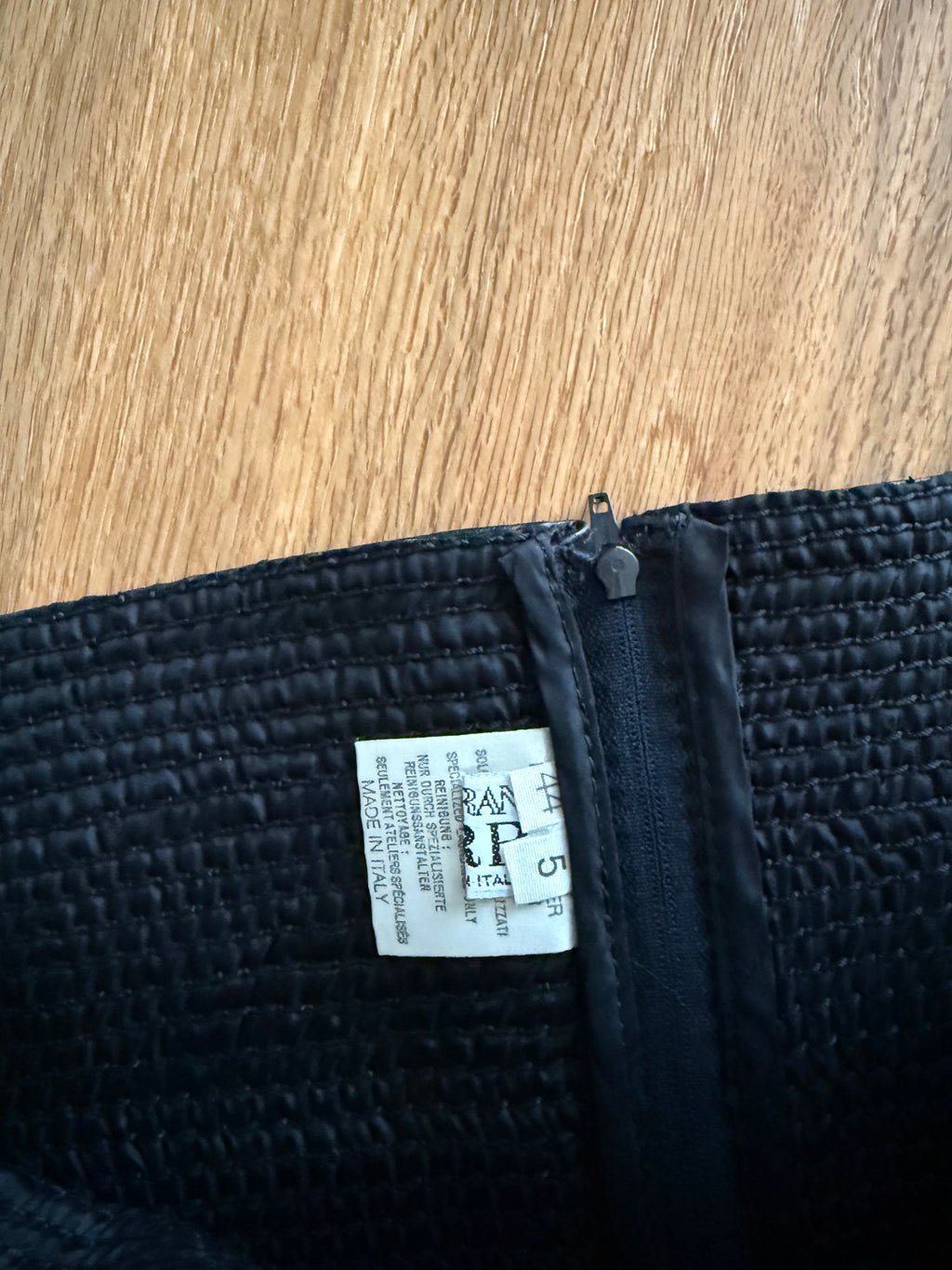 Gianfranco Ferré 90s top leather
