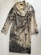 Roberto Cavalli FW 1999 coat cow animal print