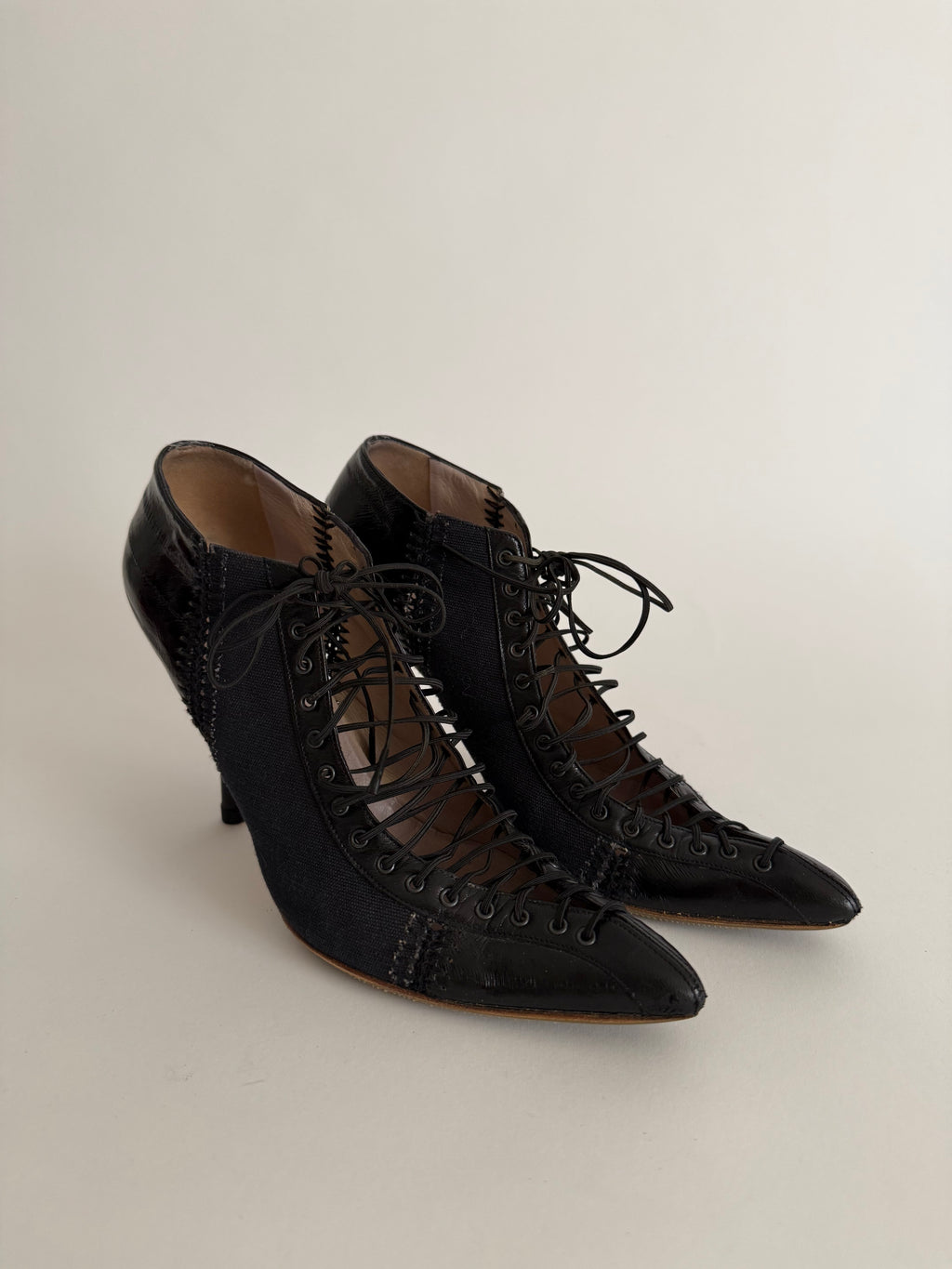 Gianni Versace S/S 2002 ankle boots