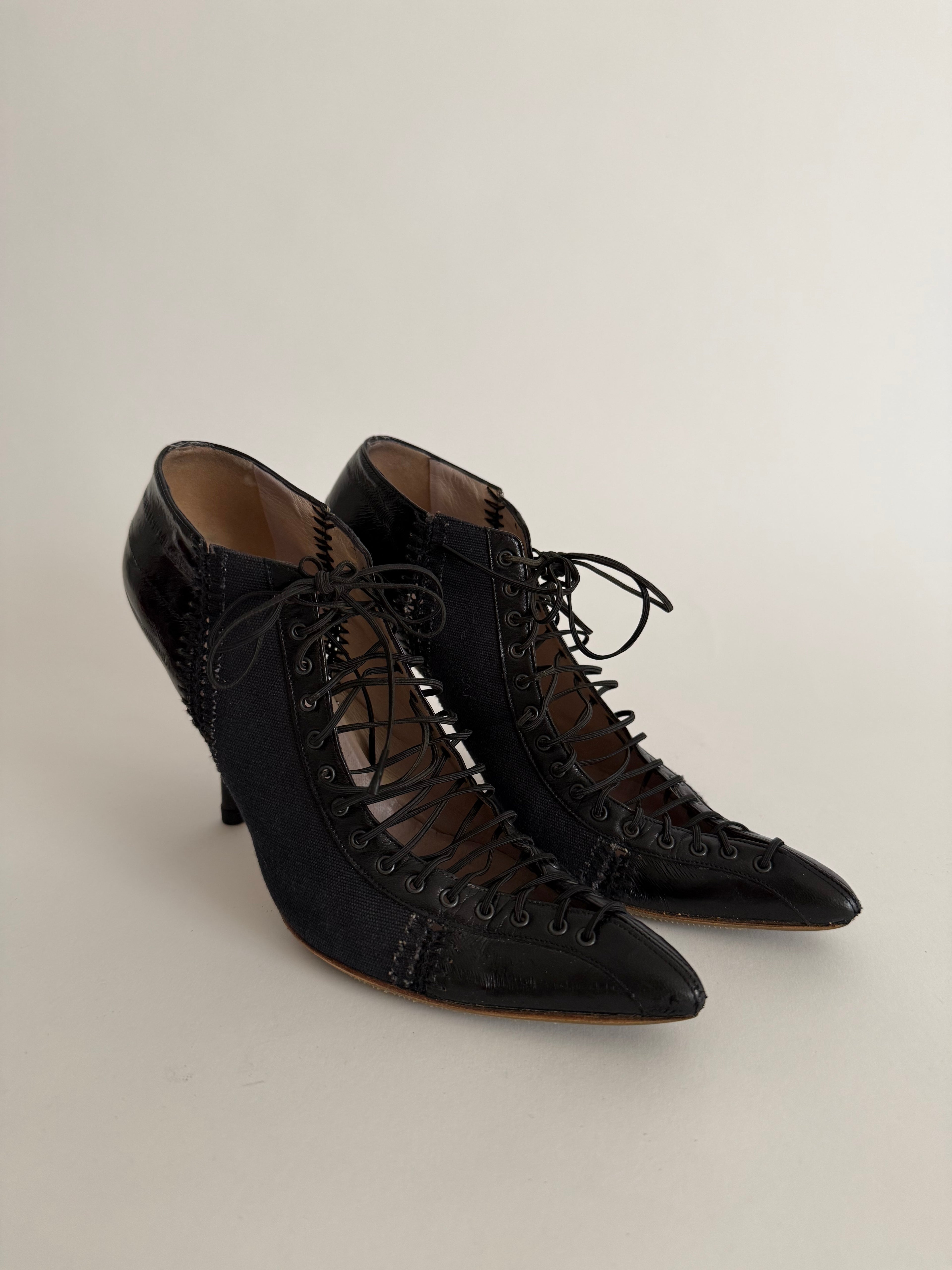 Gianni Versace S/S 2002 ankle boots