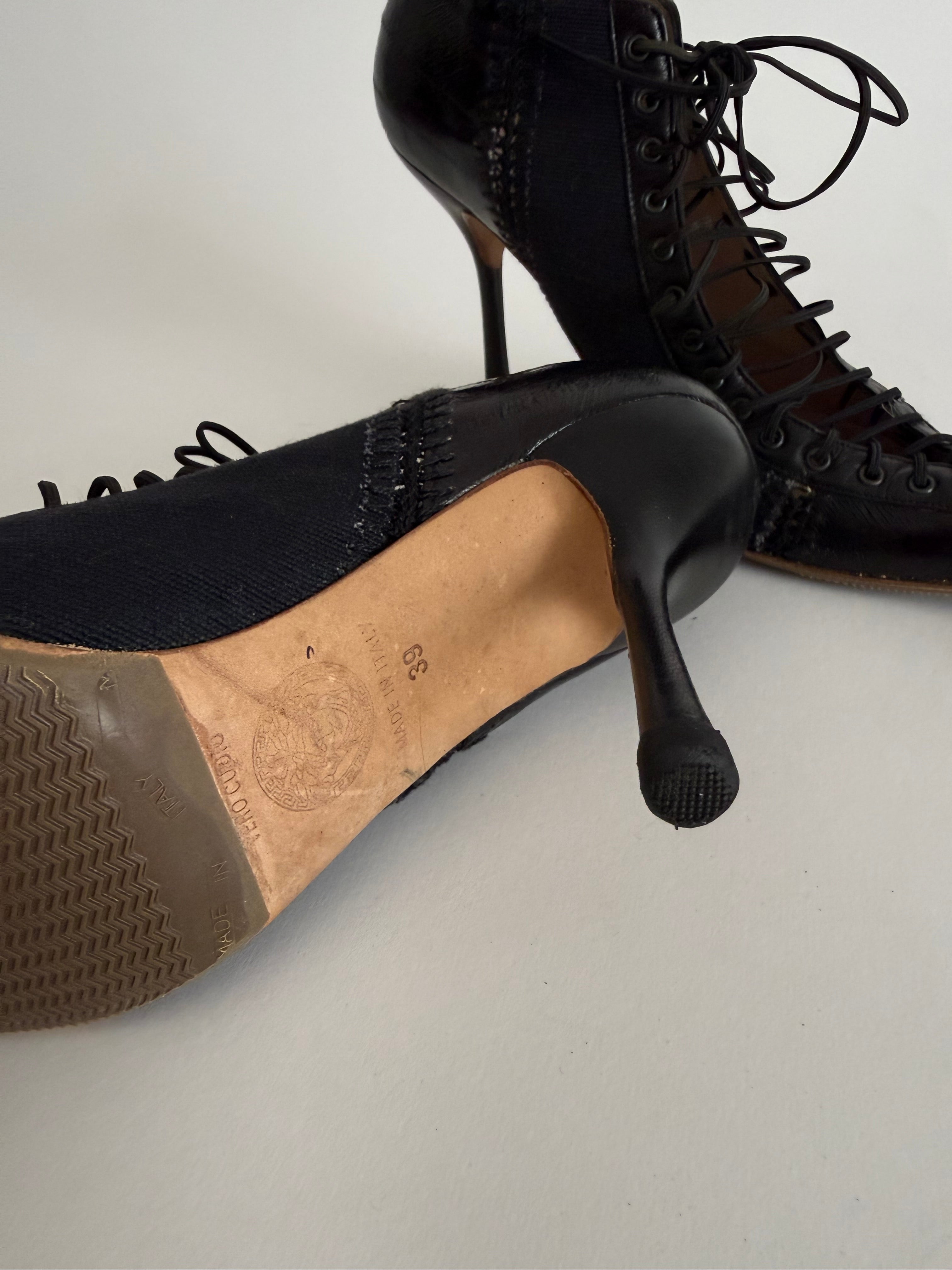 Gianni Versace S/S 2002 ankle boots