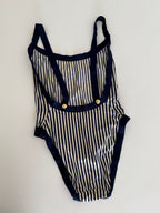 Vintage designer Vintage sailor's one-piece swimsuit One piece swimsuit Emilia Archive Vintage
