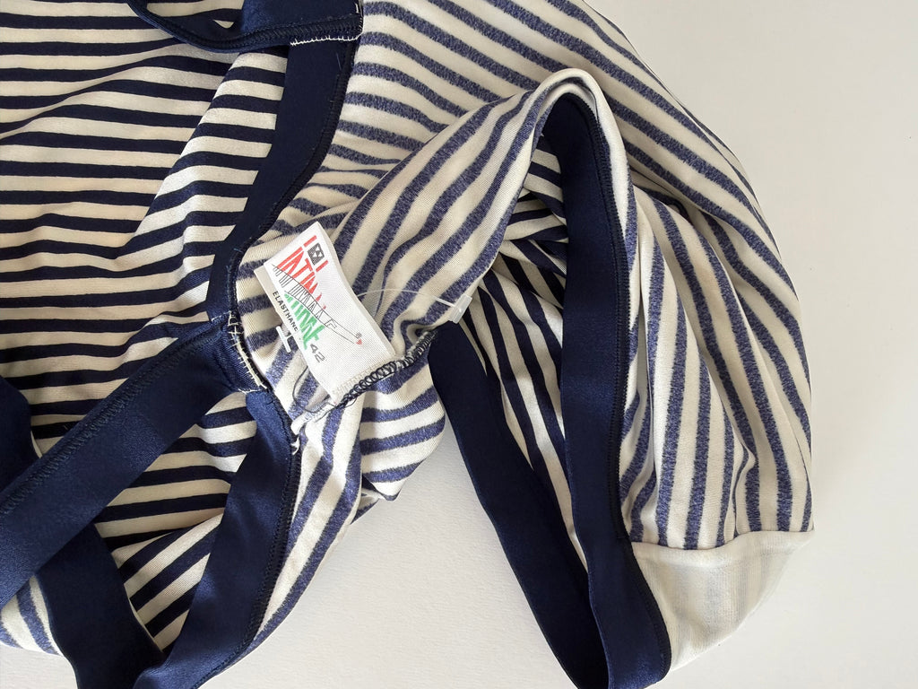 Vintage designer Vintage sailor's one-piece swimsuit One piece swimsuit Emilia Archive Vintage