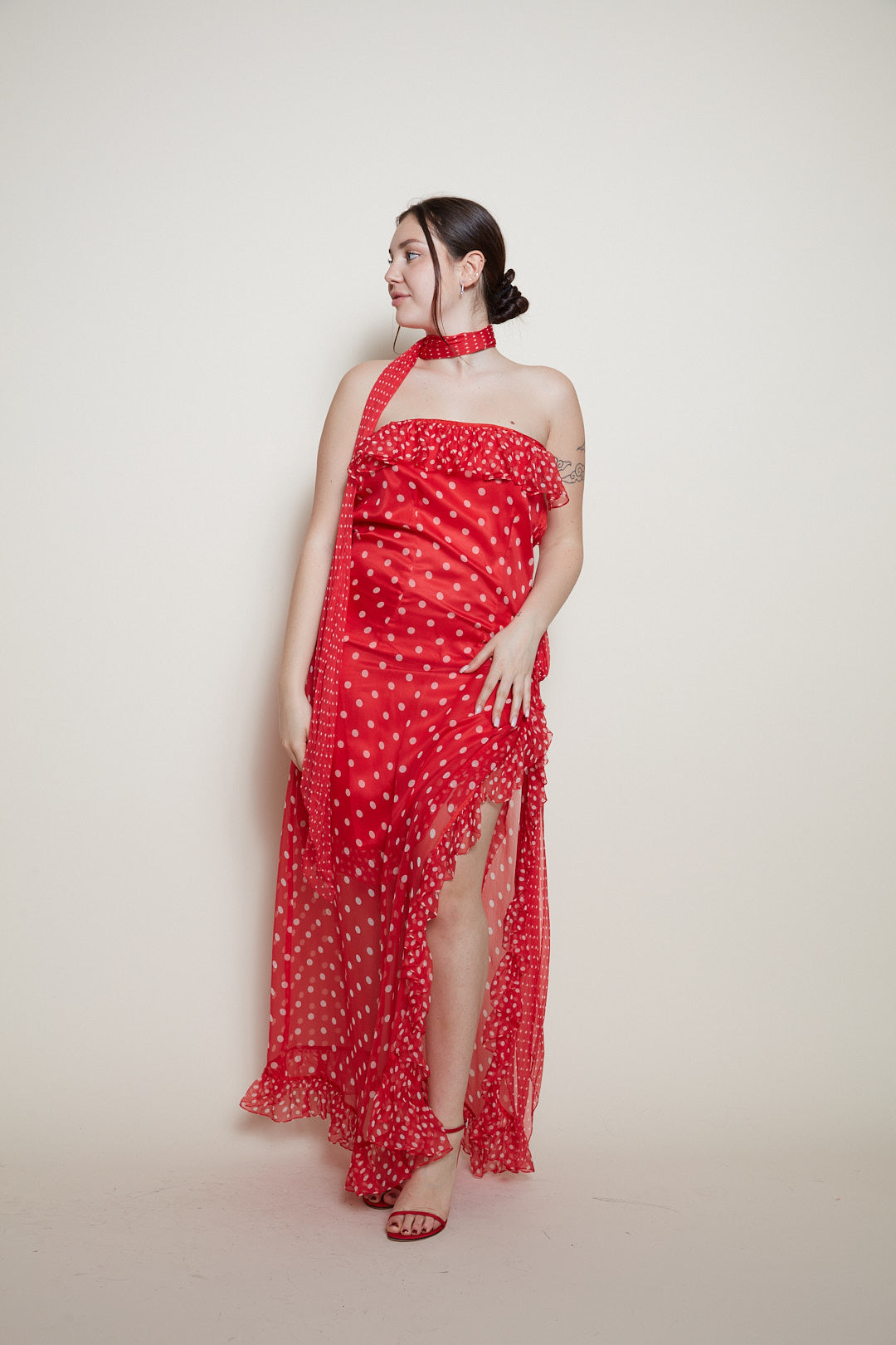 Saint Laurent silk maxi dress