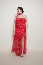 Saint Laurent silk maxi dress