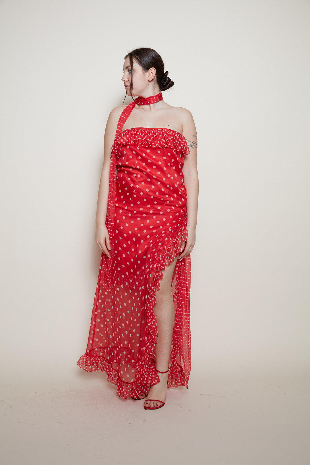 Saint Laurent silk maxi dress