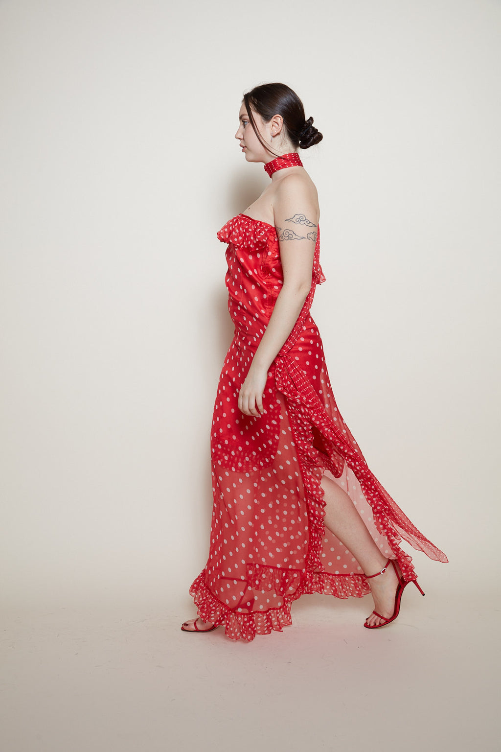 Saint Laurent silk maxi dress