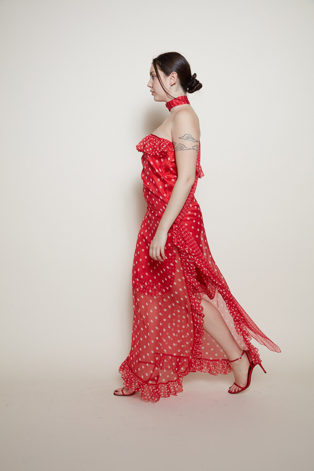 Saint Laurent silk maxi dress