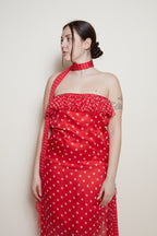 Saint Laurent silk maxi dress