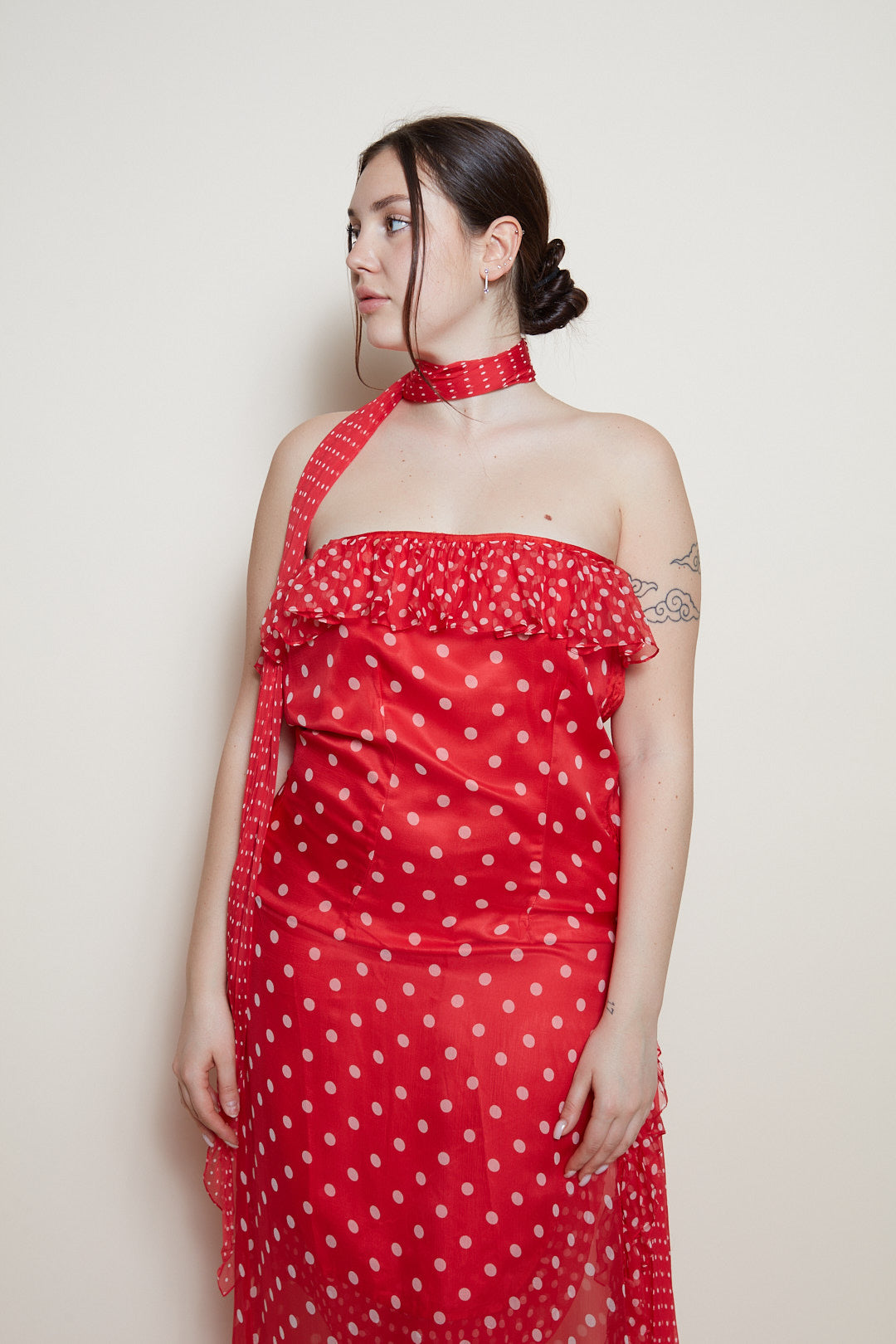 Saint Laurent silk maxi dress