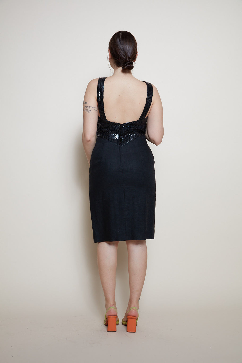 Albert Nipon mini black dress