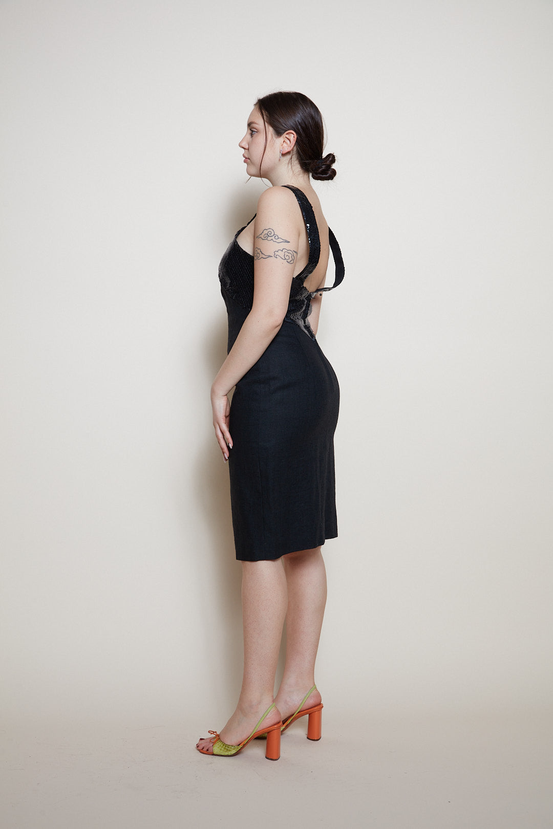 Albert Nipon mini black dress
