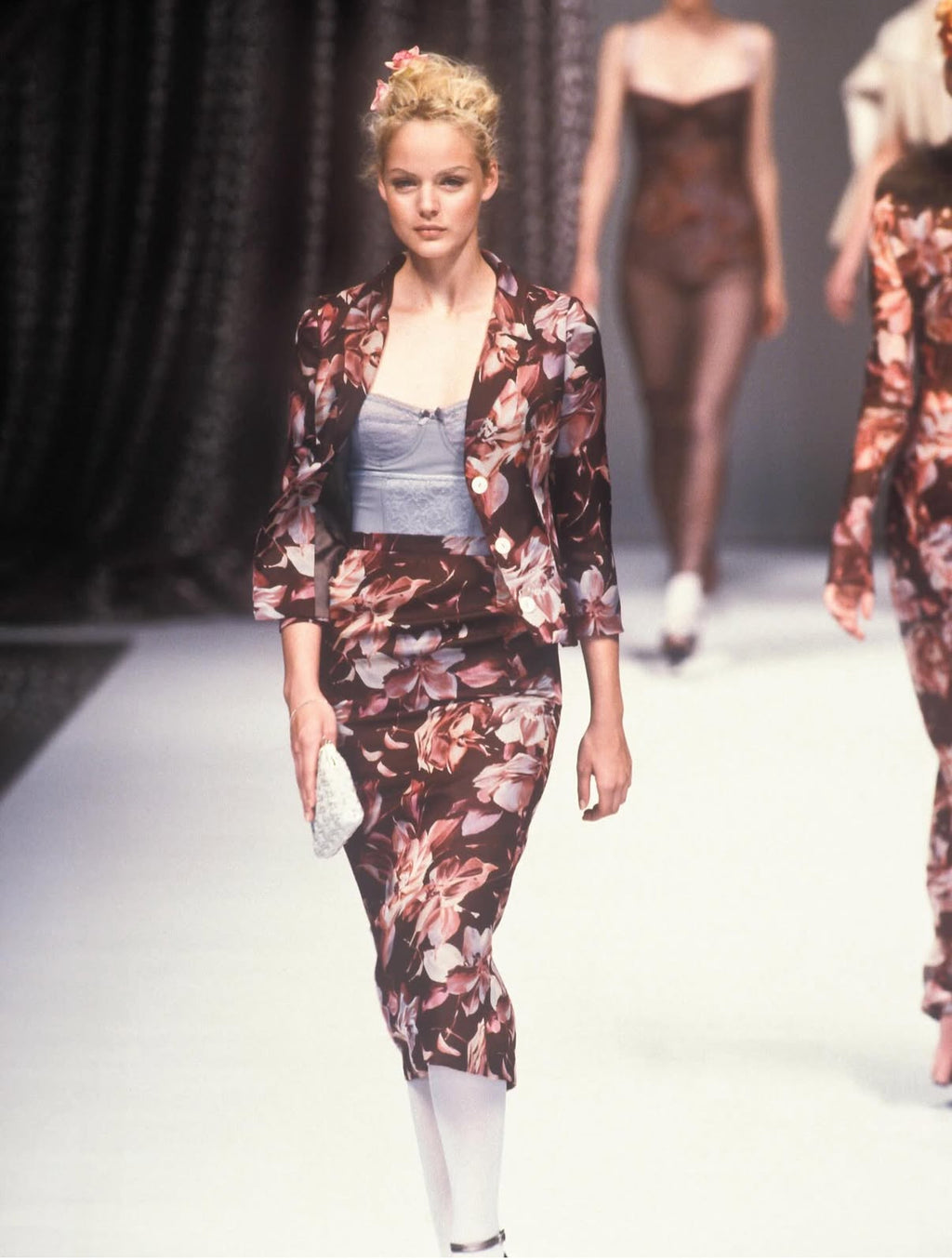 Dolce & Gabbana S/S 1997 silk suit