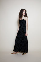 Ralph Lauren silk evening dress