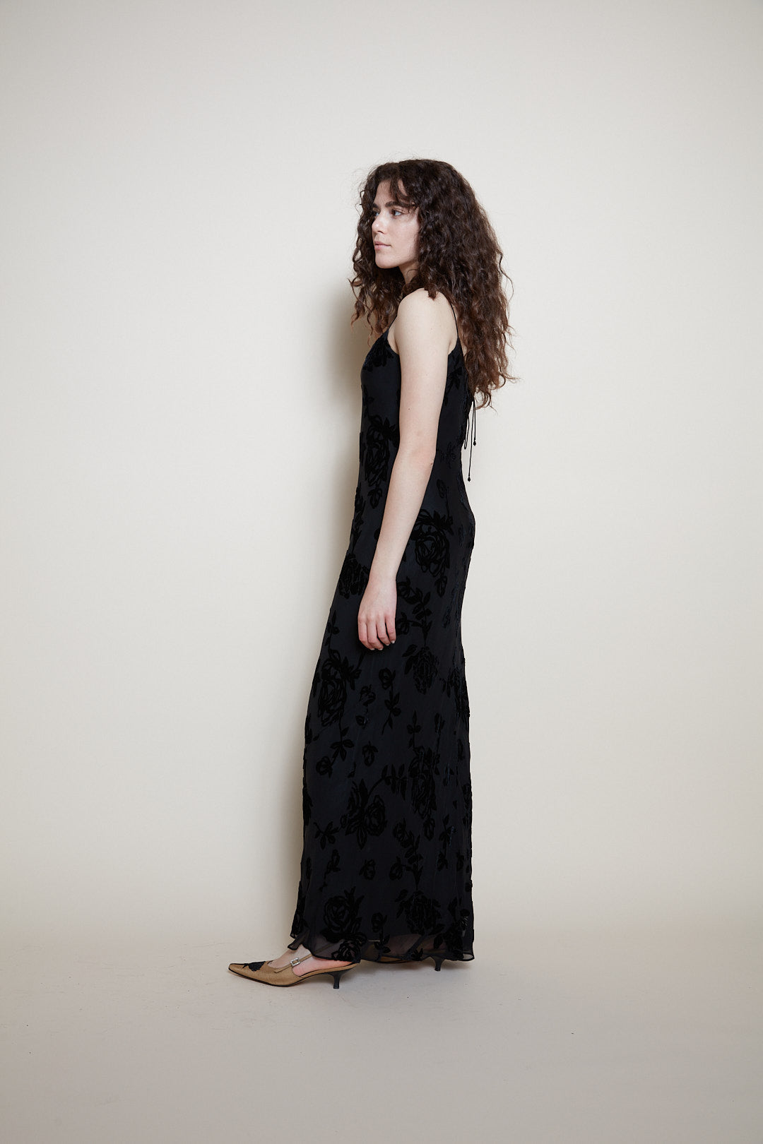 Ralph Lauren silk evening dress